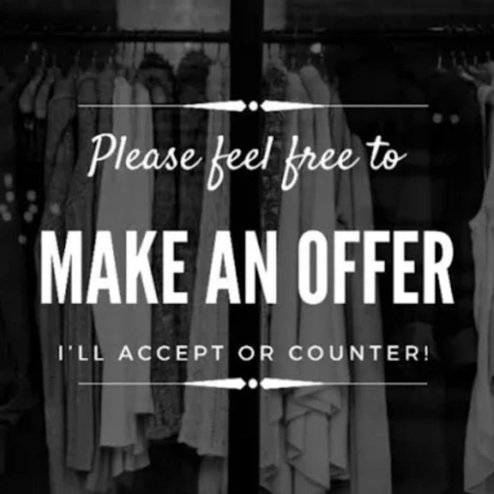 Make an Offer Sign - Shop Policy